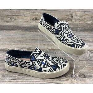 Toms Womens Shoes Sunset Geometric Southwestern Print Loafers Slip-On Size 7